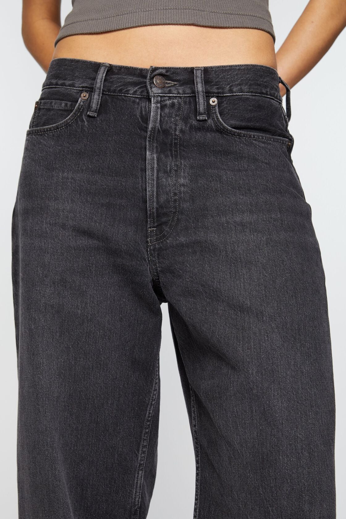 Acne Studios Loose fit jeans - 1981 - Black