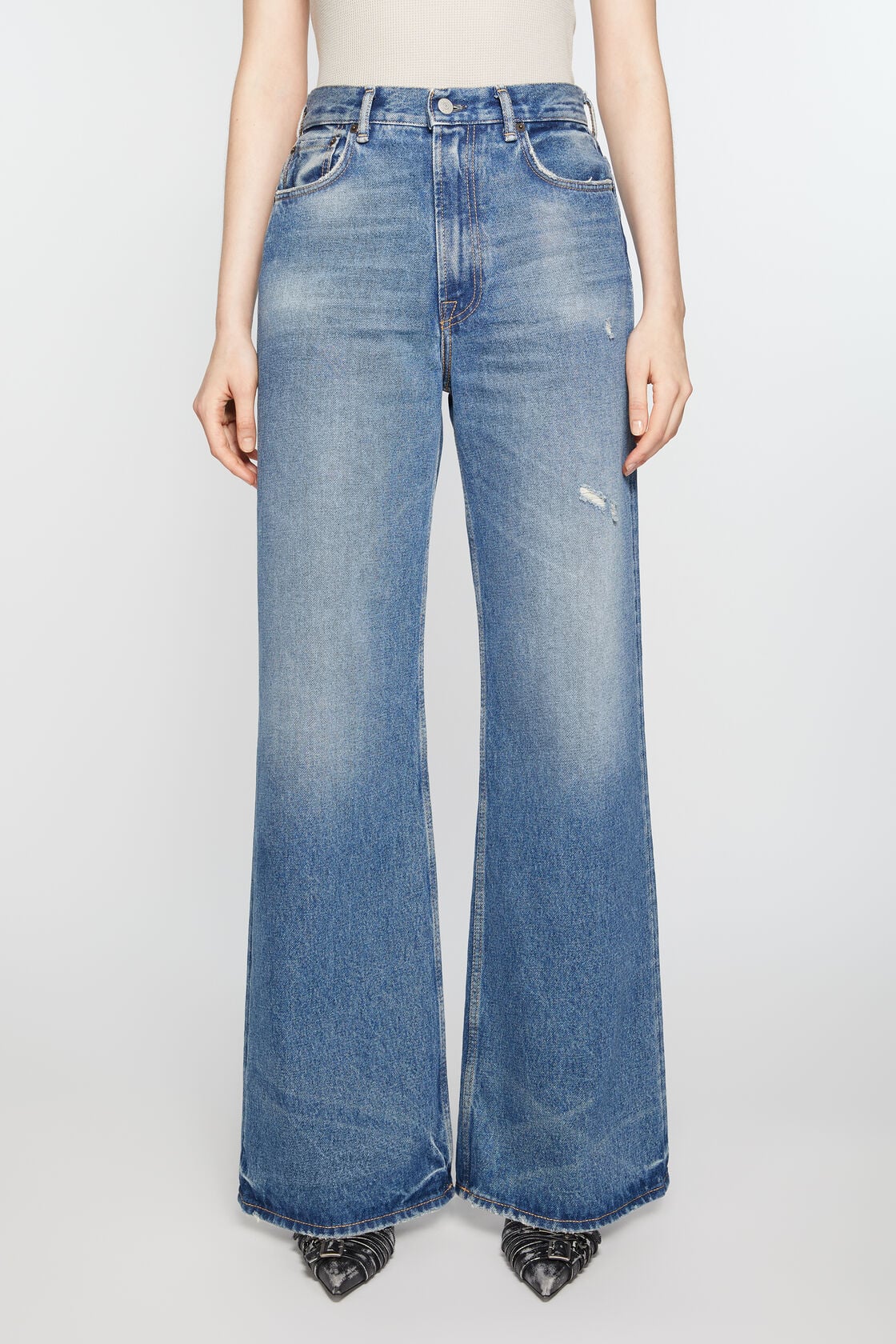 Acne Studios Regular fit jeans - 2022F - Mid blue