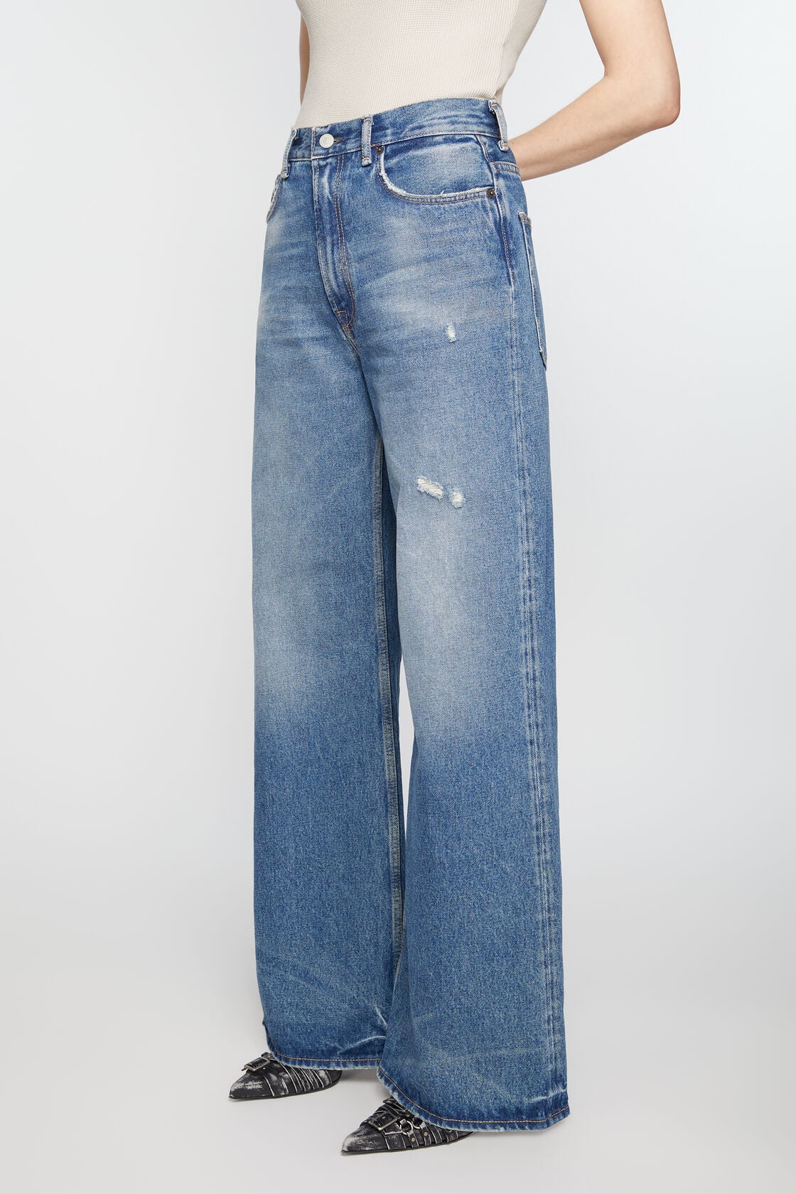 Acne Studios Regular fit jeans - 2022F - Mid blue