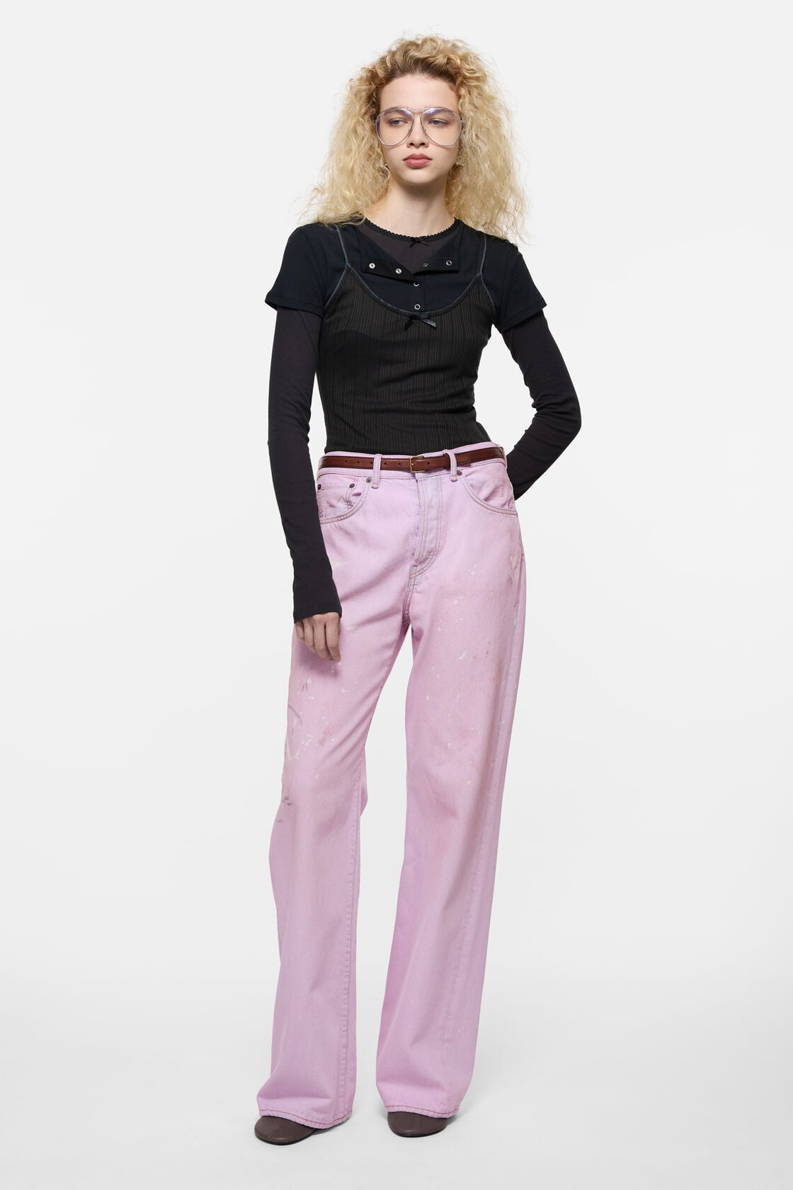 Acne Studios Regular fit jeans - 2021F - Pink