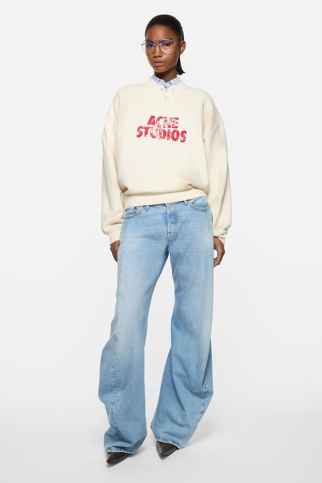 Acne Studios Loose fit jeans - 2006F - Light blue