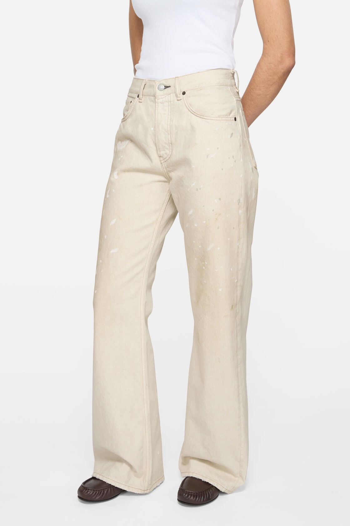 Acne Studios Regular fit jeans - 2021F - White