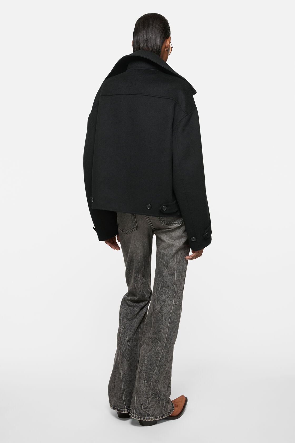 Acne Studios Wool zip jacket - Black