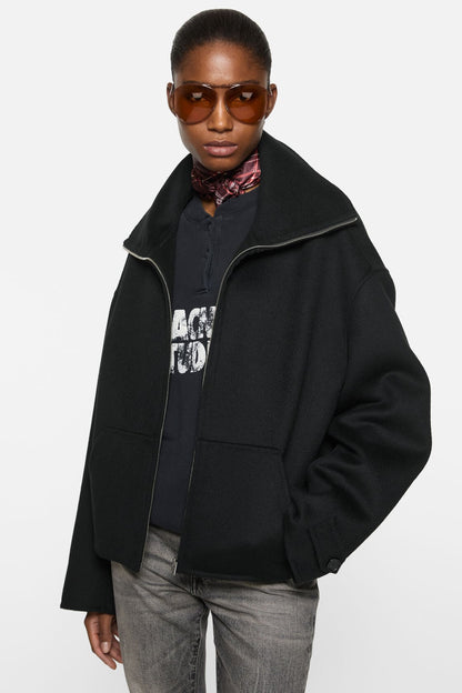 Acne Studios Wool zip jacket - Black