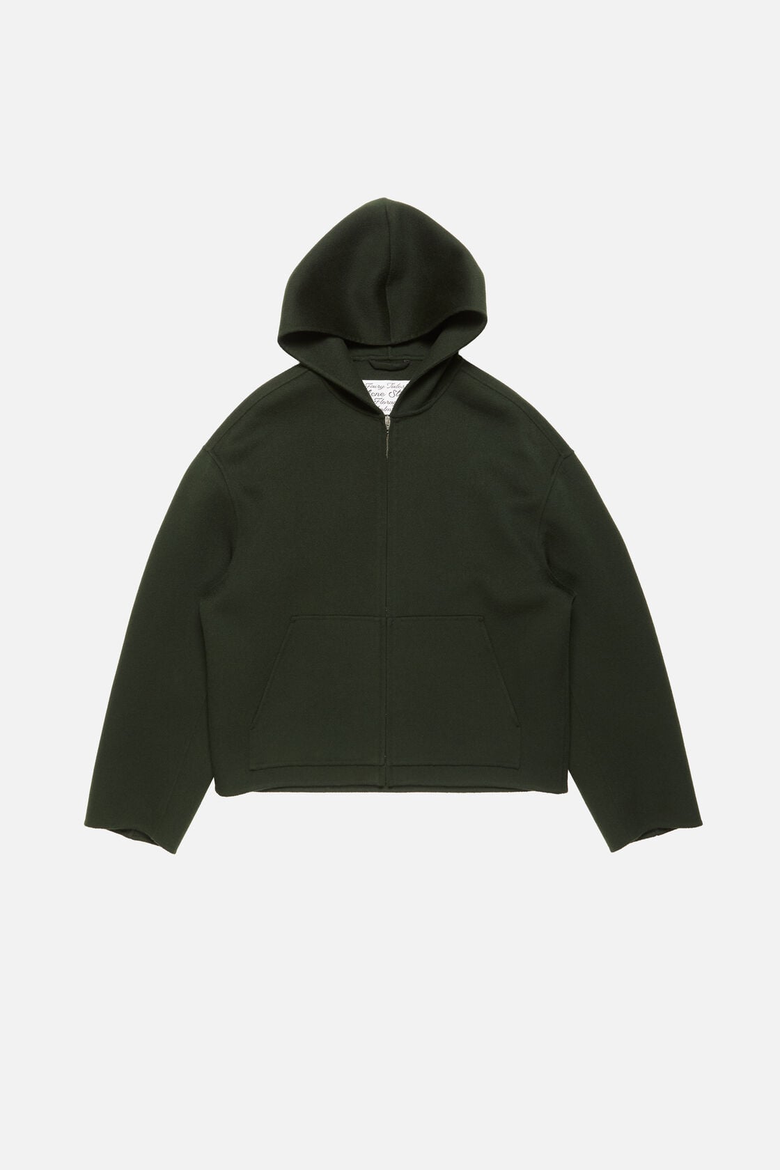 Acne Studios Cashmere jacket with hood - Dark green