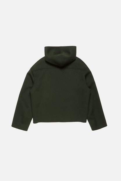 Acne Studios Cashmere jacket with hood - Dark green