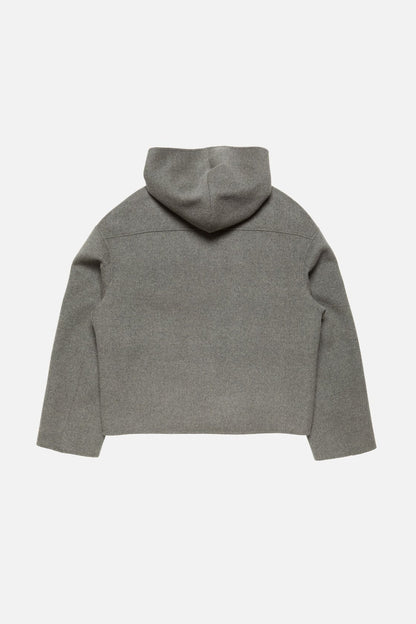 Acne Studios Cashmere jacket with hood - Vintage grey melange