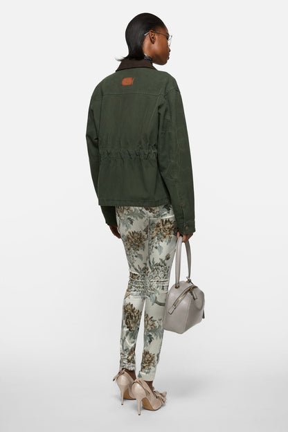 Acne Studios Washed canvas blouson jacket - Dark green