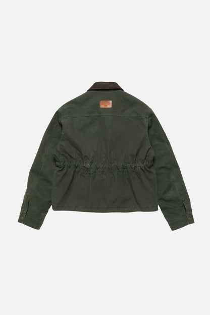 Acne Studios Washed canvas blouson jacket - Dark green