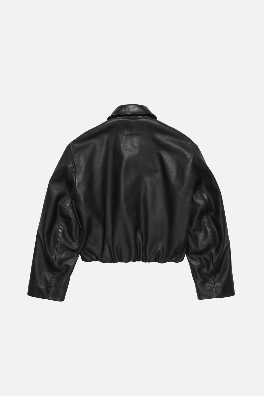 Acne Studios Leather bomber jacket - Black