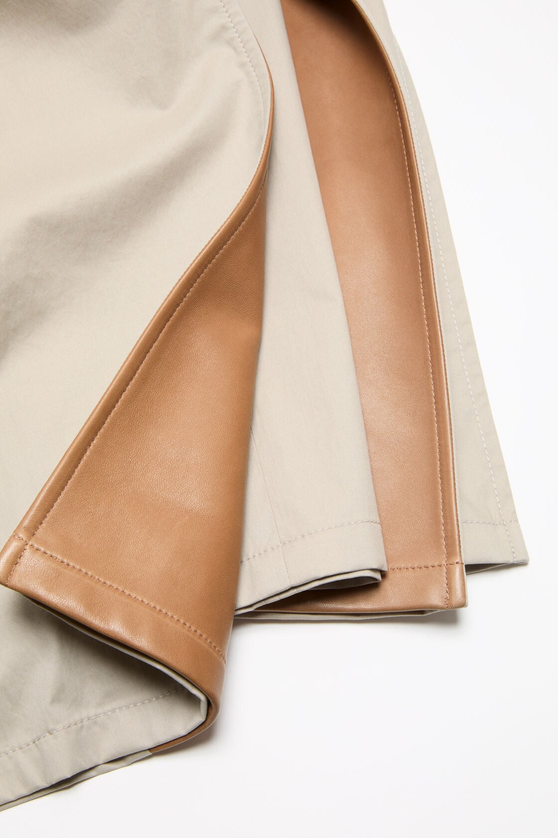 Acne Studios Layered trench coat - Light beige
