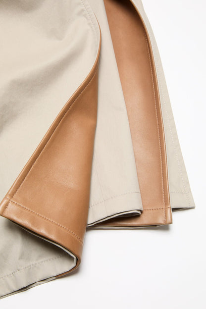 Acne Studios Layered trench coat - Light beige