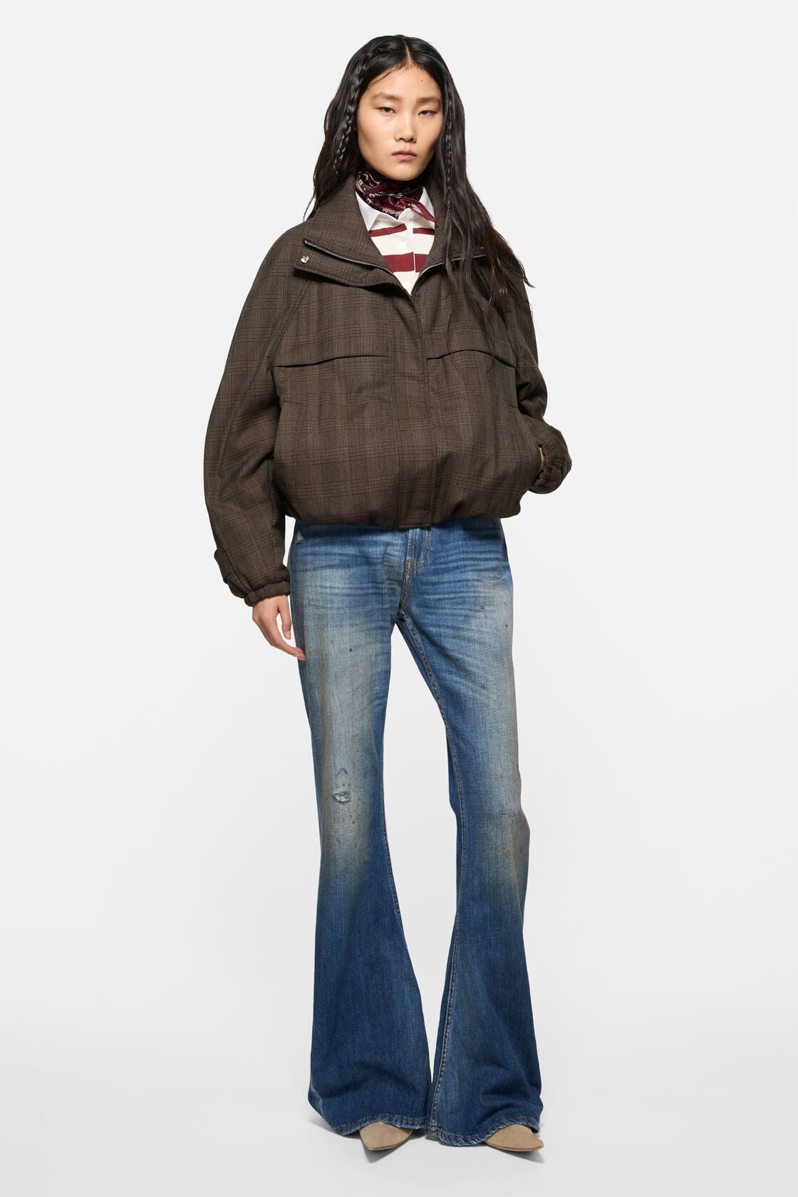Acne Studios Wool jacket - Brown/black