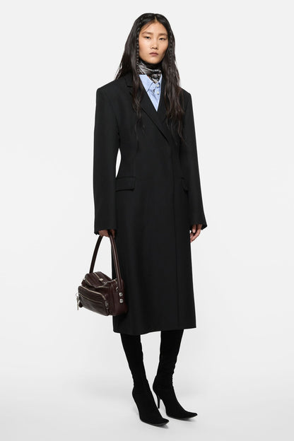 Acne Studios Double-breasted wool coat - Black
