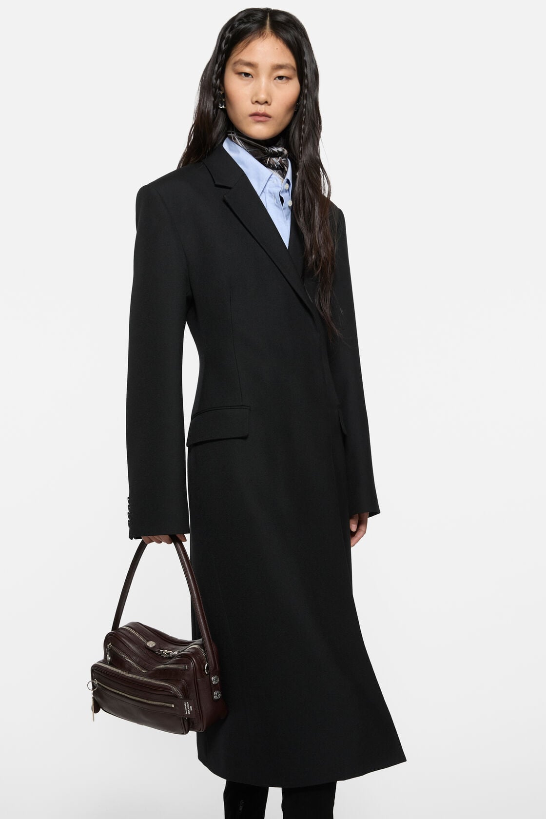Acne Studios Double-breasted wool coat - Black