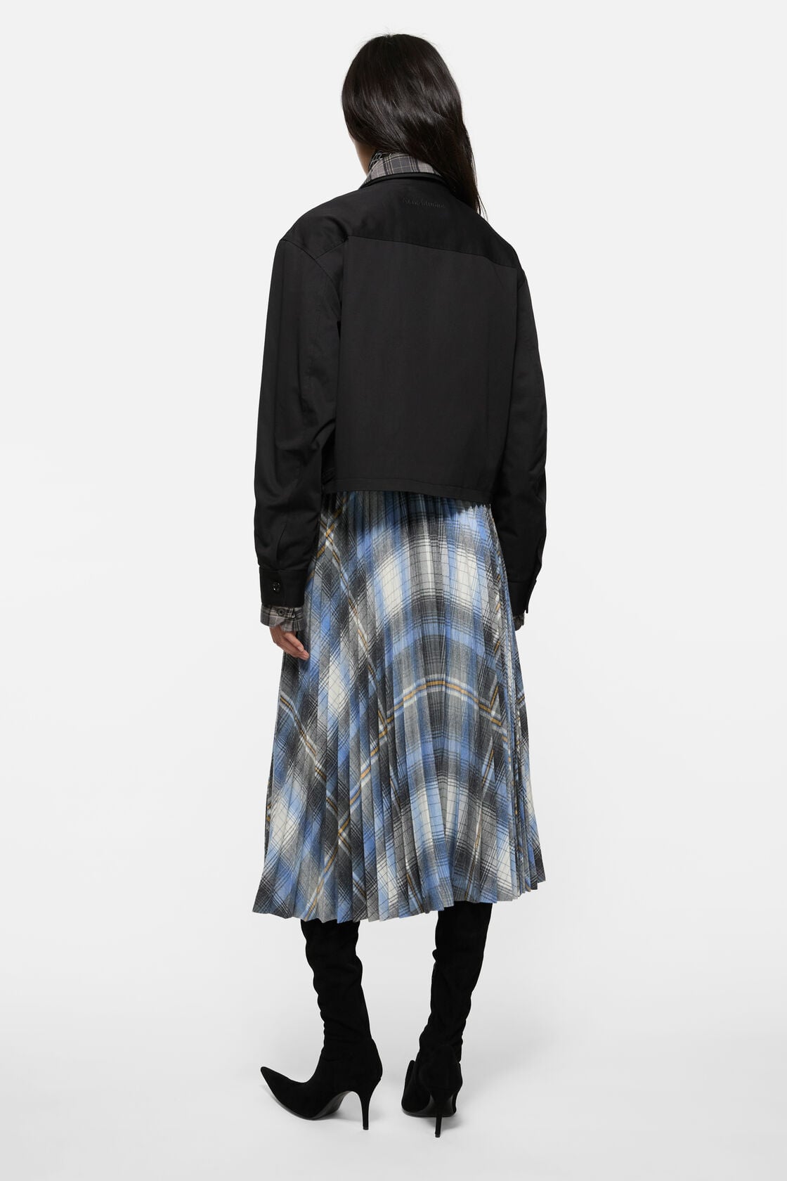 Acne Studios Layered twill jacket - Black