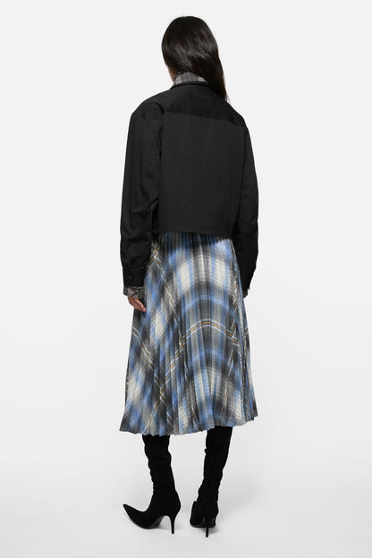 Acne Studios Layered twill jacket - Black