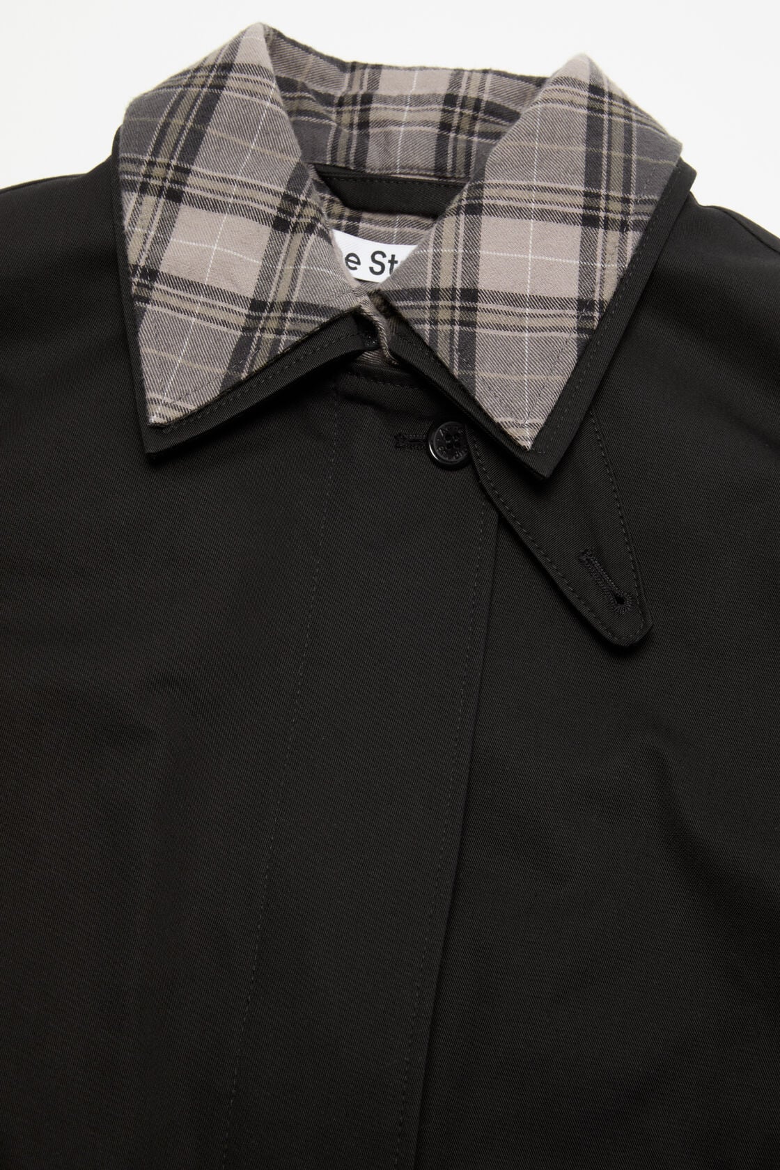 Acne Studios Layered twill jacket - Black