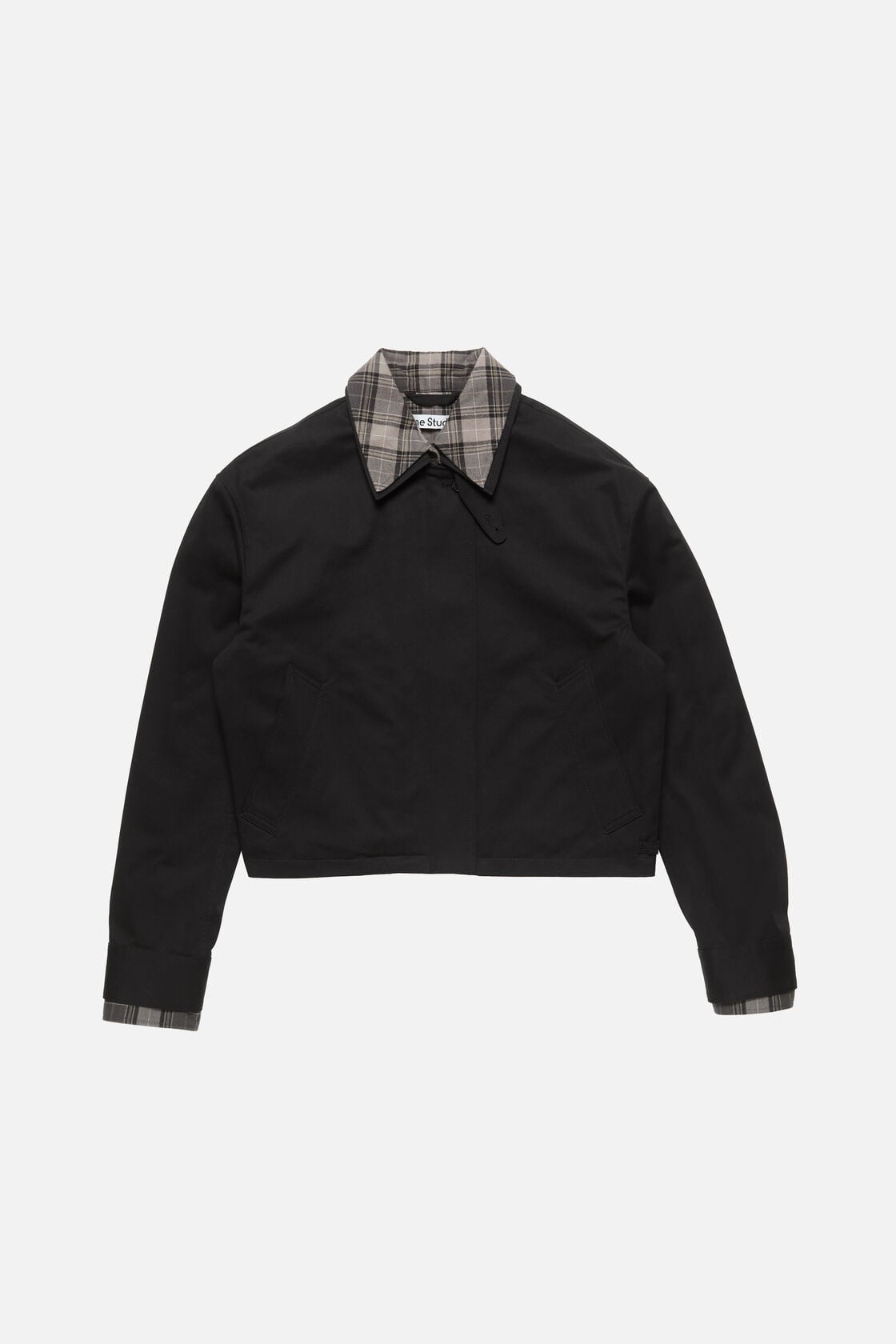 Acne Studios Layered twill jacket - Black