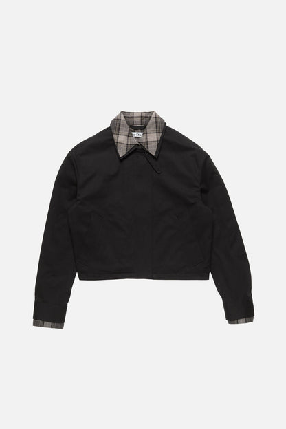 Acne Studios Layered twill jacket - Black