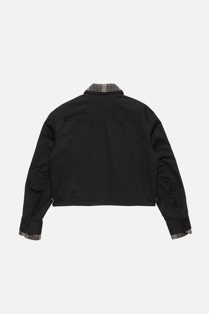 Acne Studios Layered twill jacket - Black