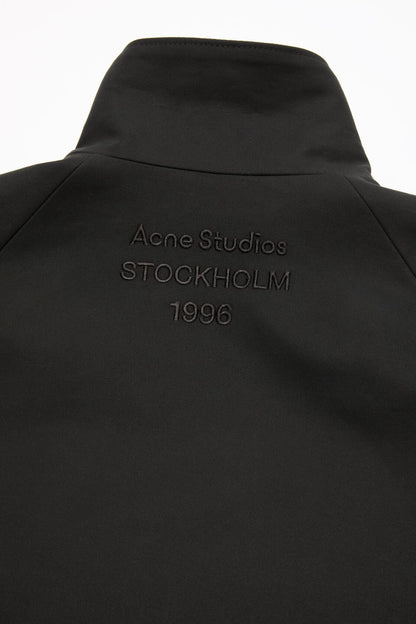 Acne Studios Satin logo jacket - Black