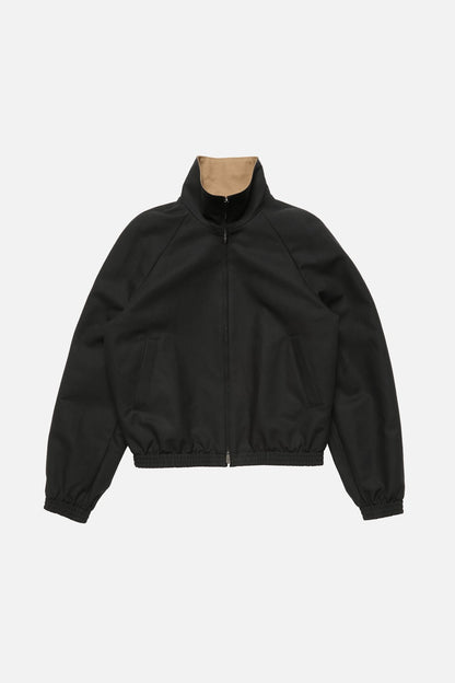 Acne Studios Satin logo jacket - Black
