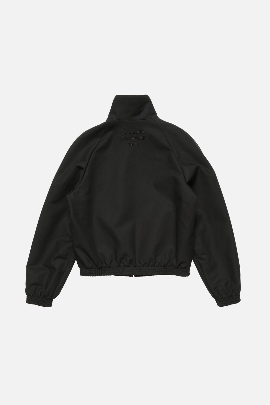 Acne Studios Satin logo jacket - Black