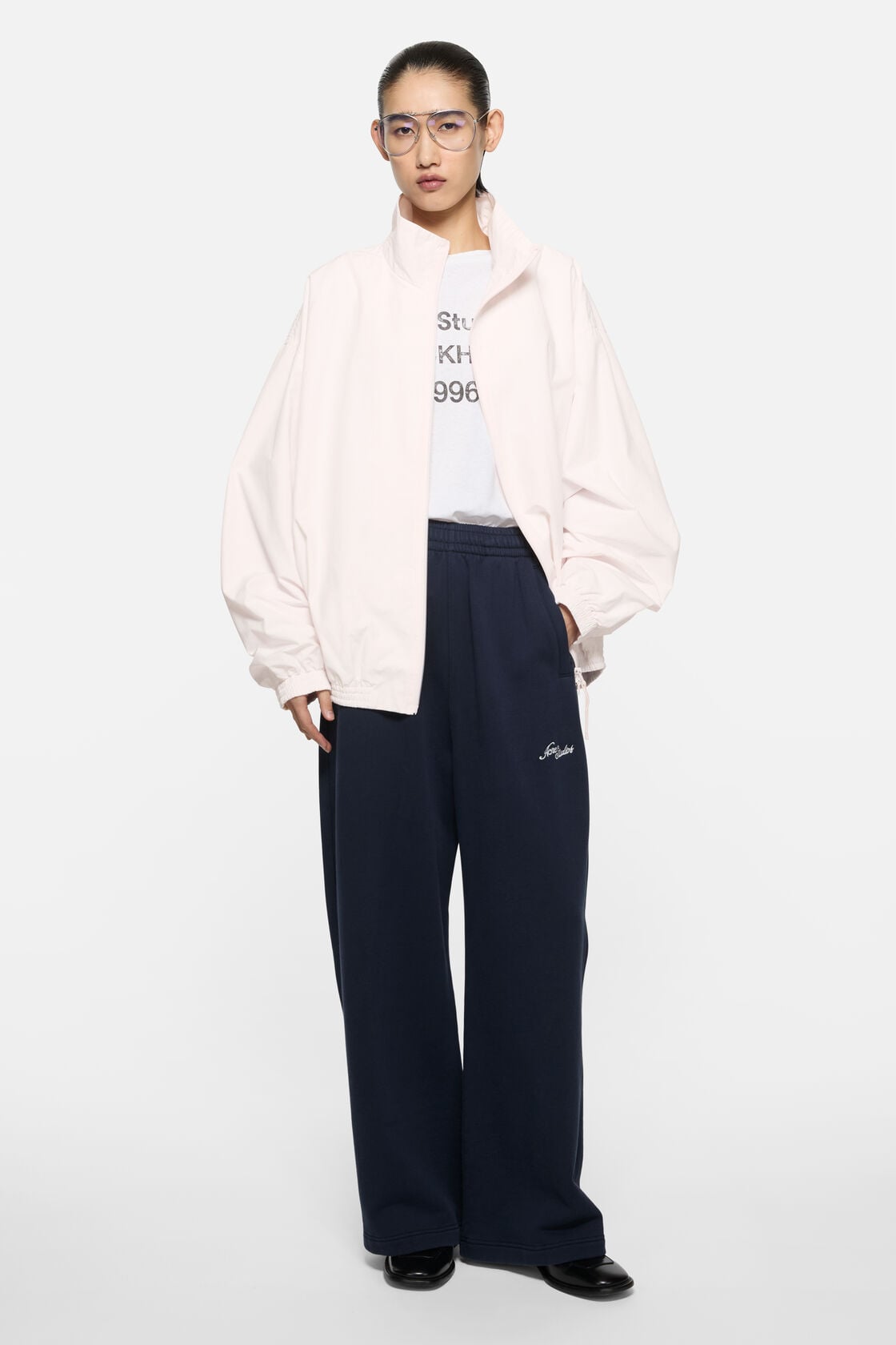 Acne Studios Technical jacket with logo - Soft white