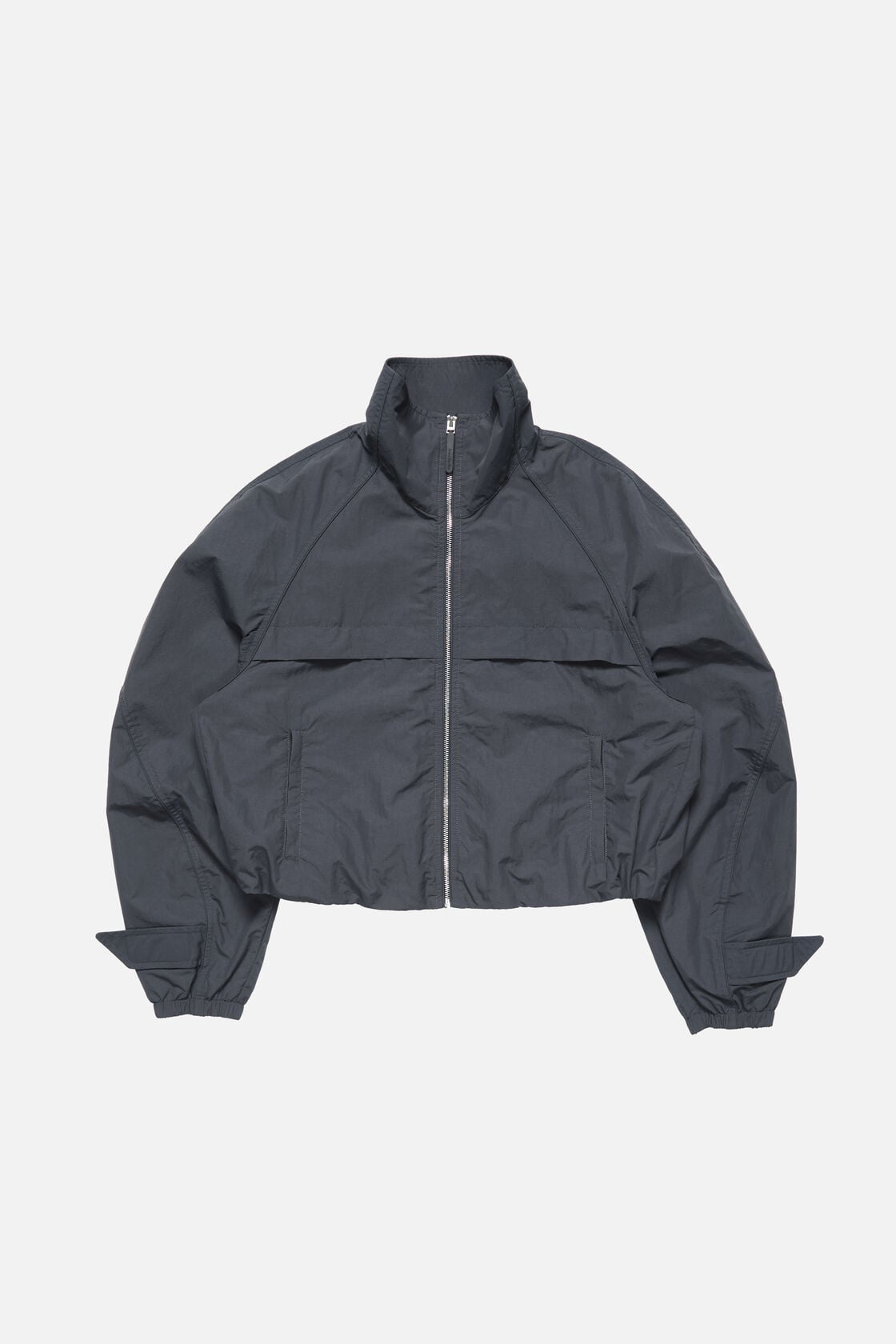 Acne Studios Nylon logo jacket - Steel grey