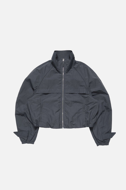 Acne Studios Nylon logo jacket - Steel grey