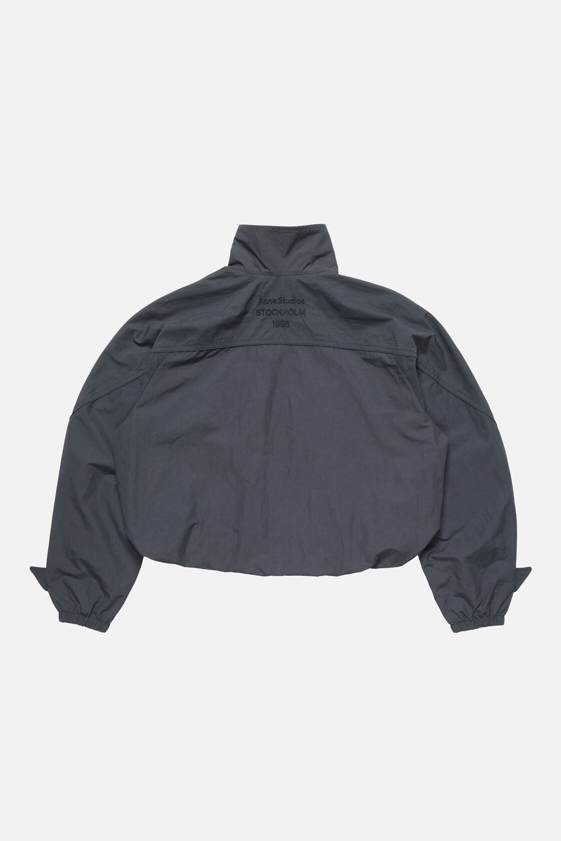 Acne Studios Nylon logo jacket - Steel grey