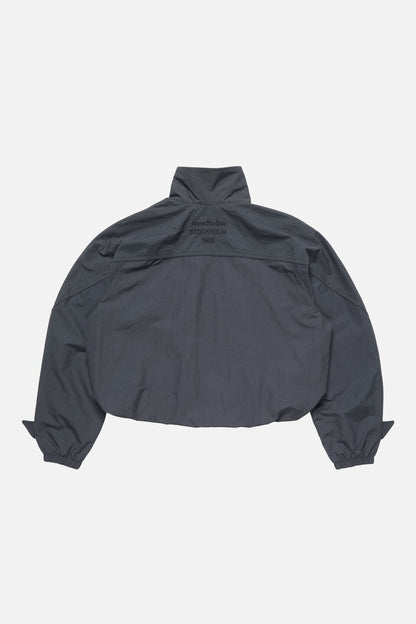 Acne Studios Nylon logo jacket - Steel grey