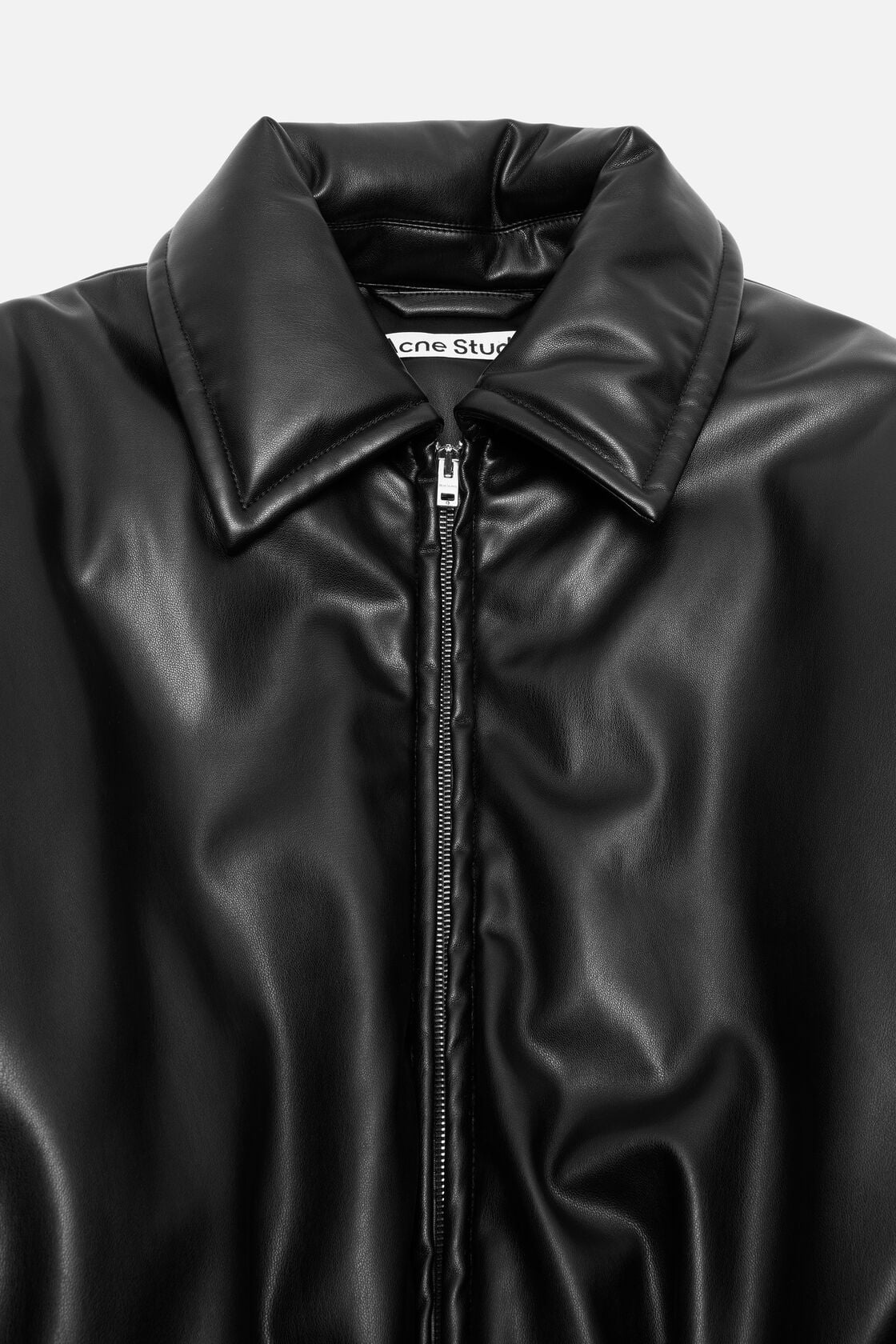 Acne Studios Faux leather bomber jacket - Black