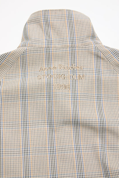 Acne Studios Lightweight check jacket - Brown/blue