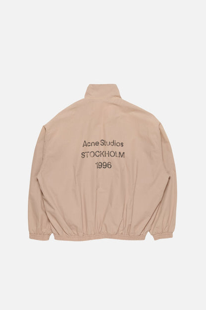 Acne Studios Washed logo jacket - Mushroom beige