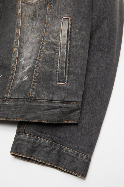 Acne Studios Washed denim jacket - Black