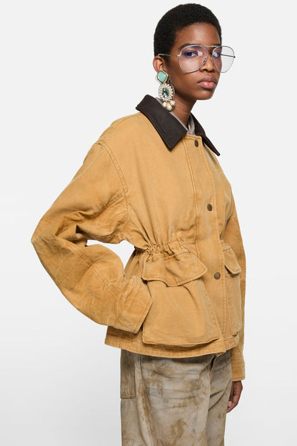 Acne Studios Canvas jacket - Rust brown