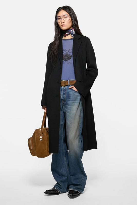 Acne Studios Tailored wool coat - Black