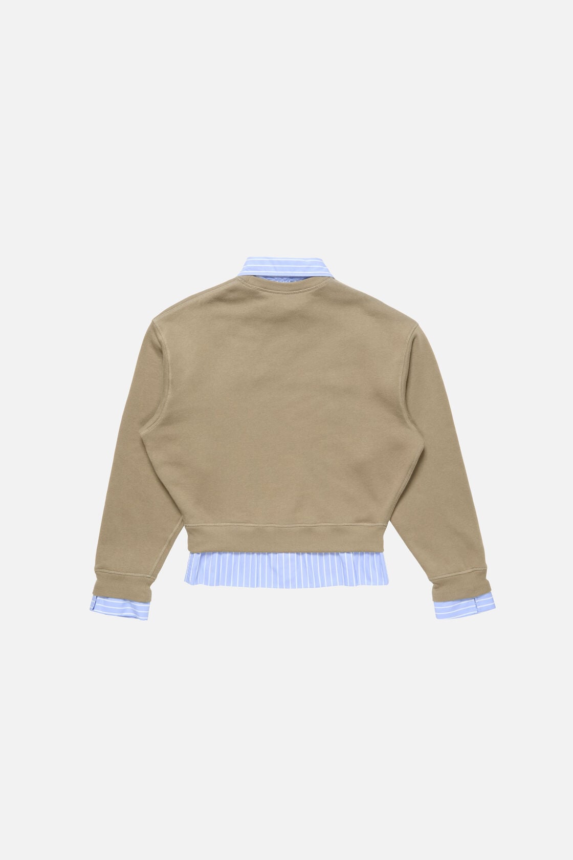 Acne Studios Layered sweatshirt - Beige/blue