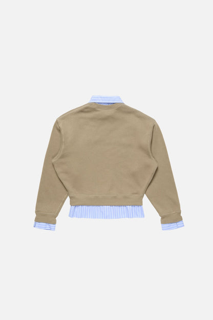 Acne Studios Layered sweatshirt - Beige/blue