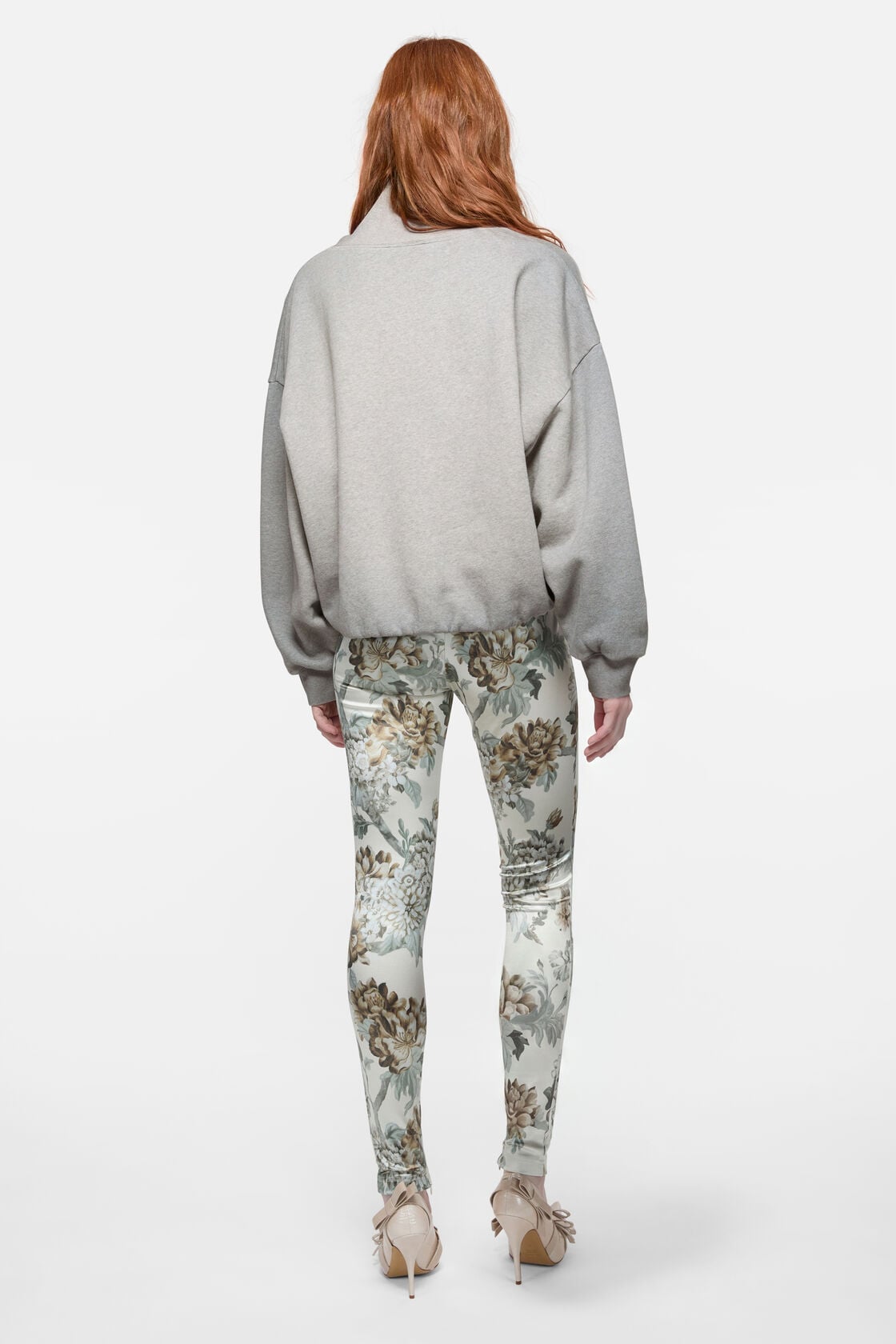 Acne Studios Fleece sweatshirt with logo - Grey Melange