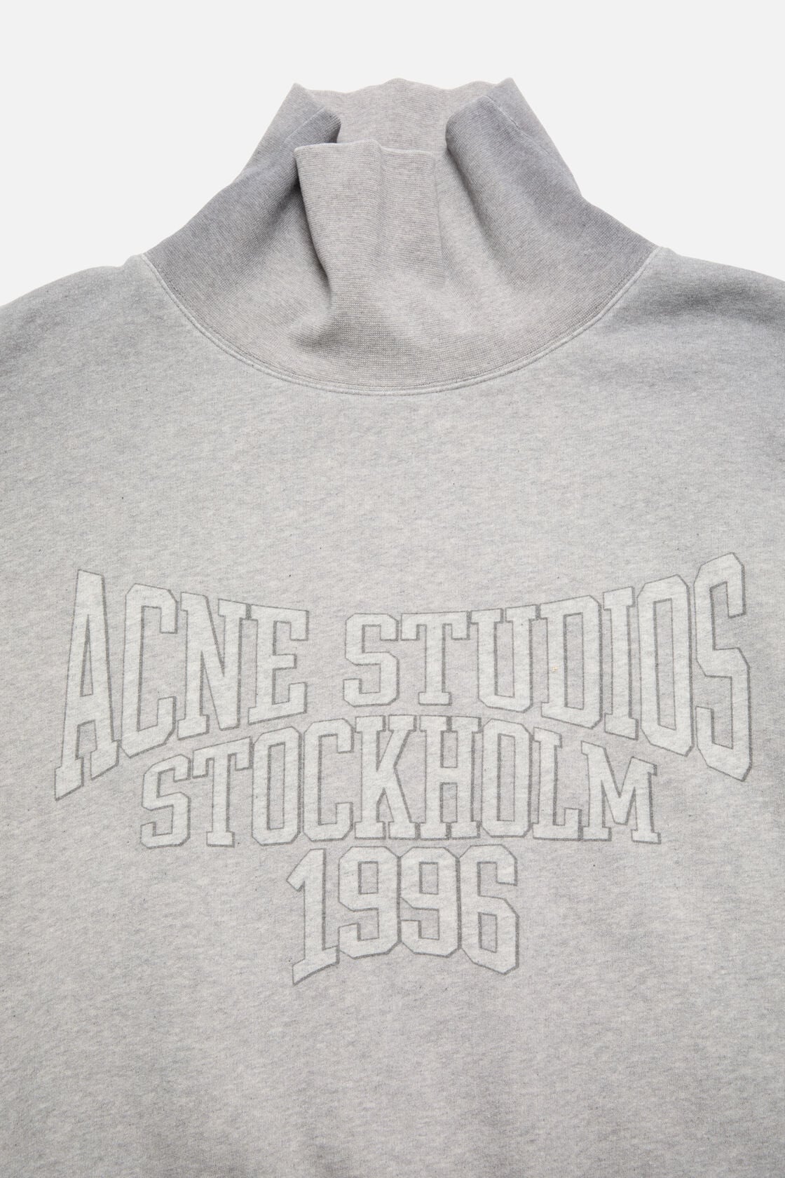 Acne Studios Fleece sweatshirt with logo - Grey Melange