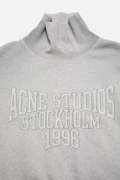 Acne Studios Fleece sweatshirt with logo - Grey Melange