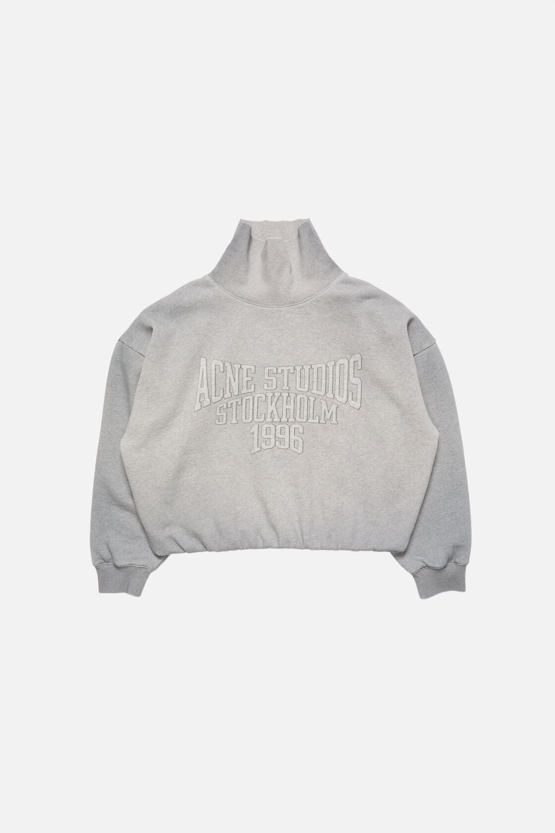Acne Studios Fleece sweatshirt with logo - Grey Melange