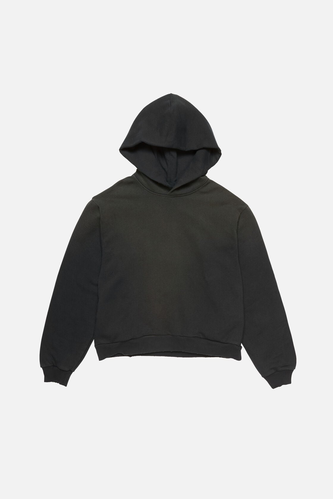 Acne Studios Fleece logo hoodie - Black