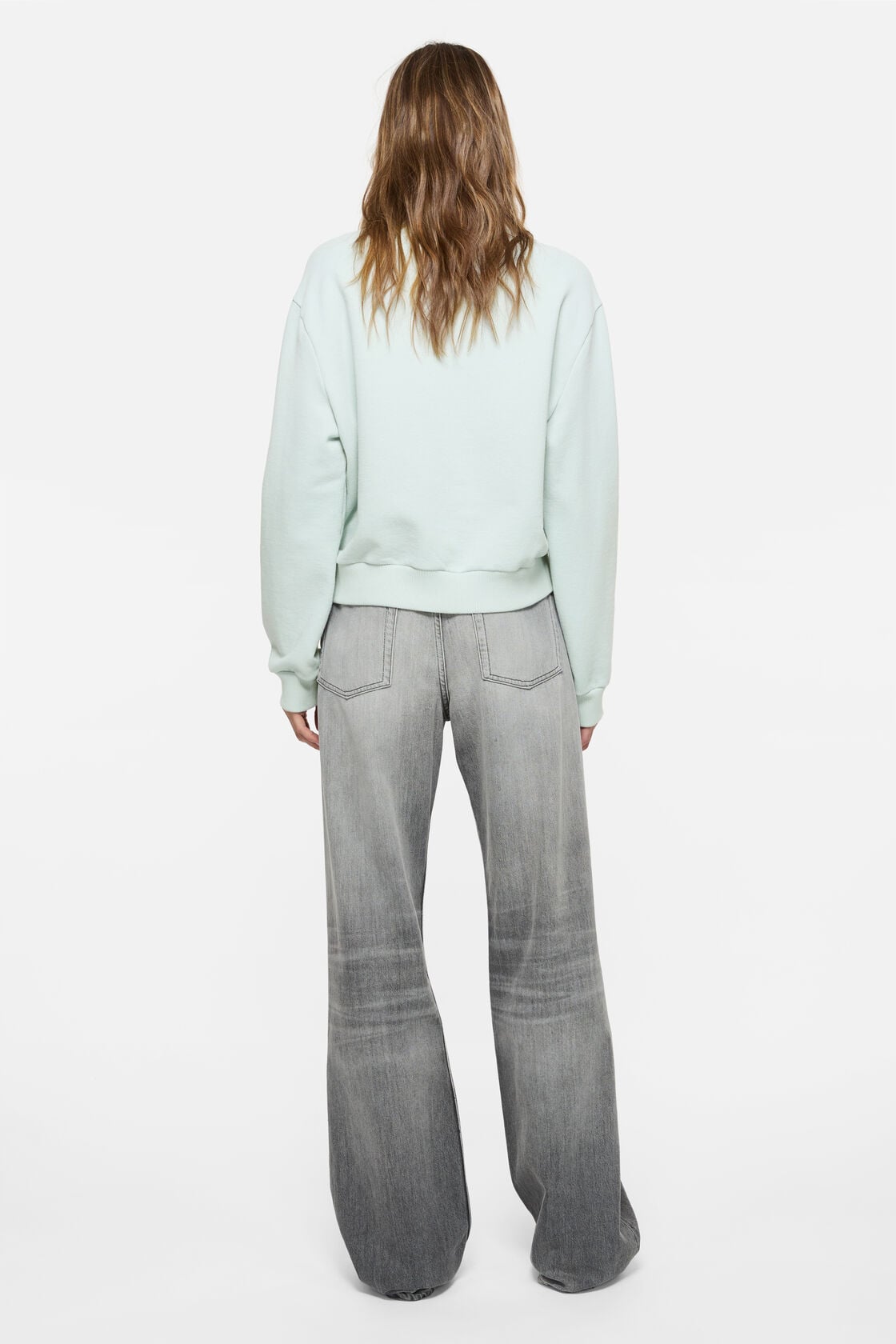Acne Studios Cardigan with collar - Pale mint