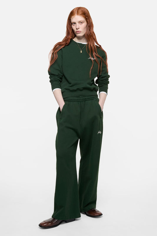Acne Studios Fleece sweatshirt with logo - Dark green
