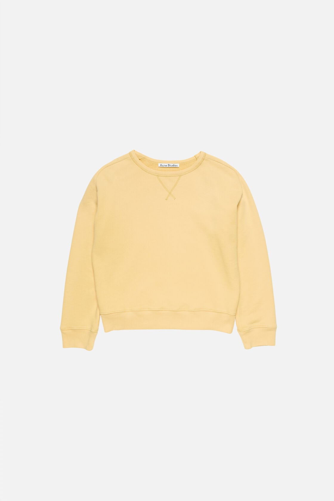 Acne Studios Sprayed logo sweatshirt - Light yellow