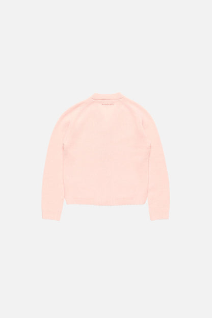 Acne Studios Cashmere V-Neck Cardigan - Light Rose Pink